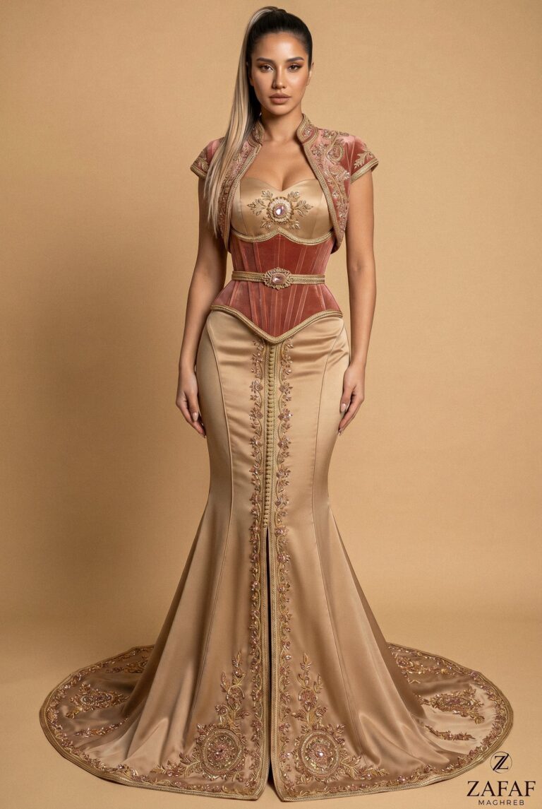 Caftan haute couture or