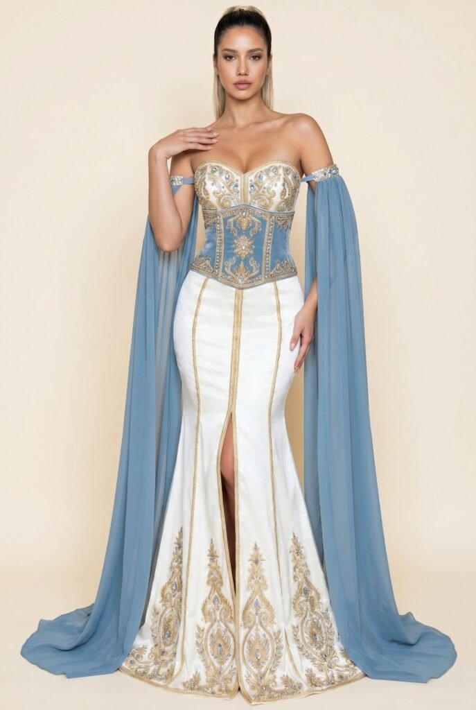 Caftan de mariée ivoire — vue 2