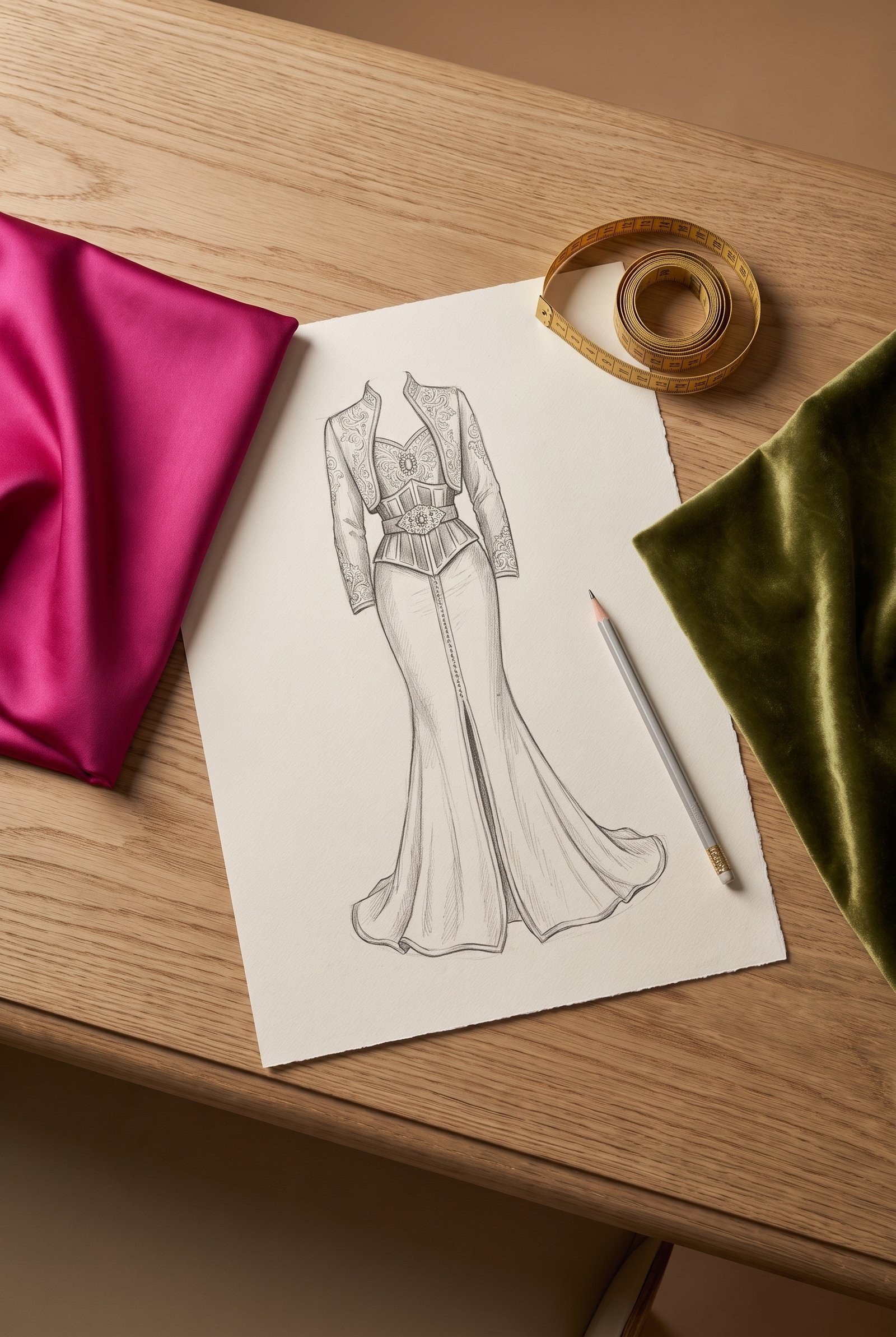 Essayage d'une pièce sur-mesure à l'atelier