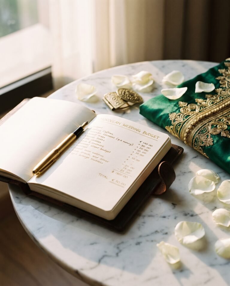 Budget d'un mariage marocain