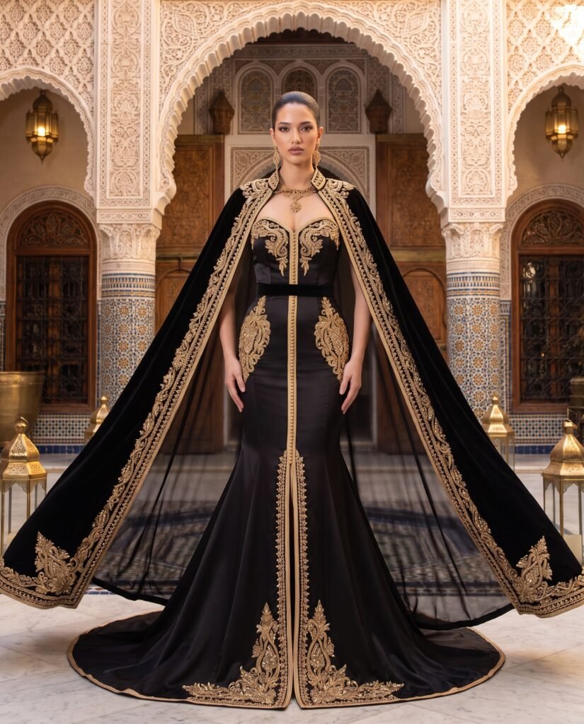 Caftan d’invitée pour un mariage marocain