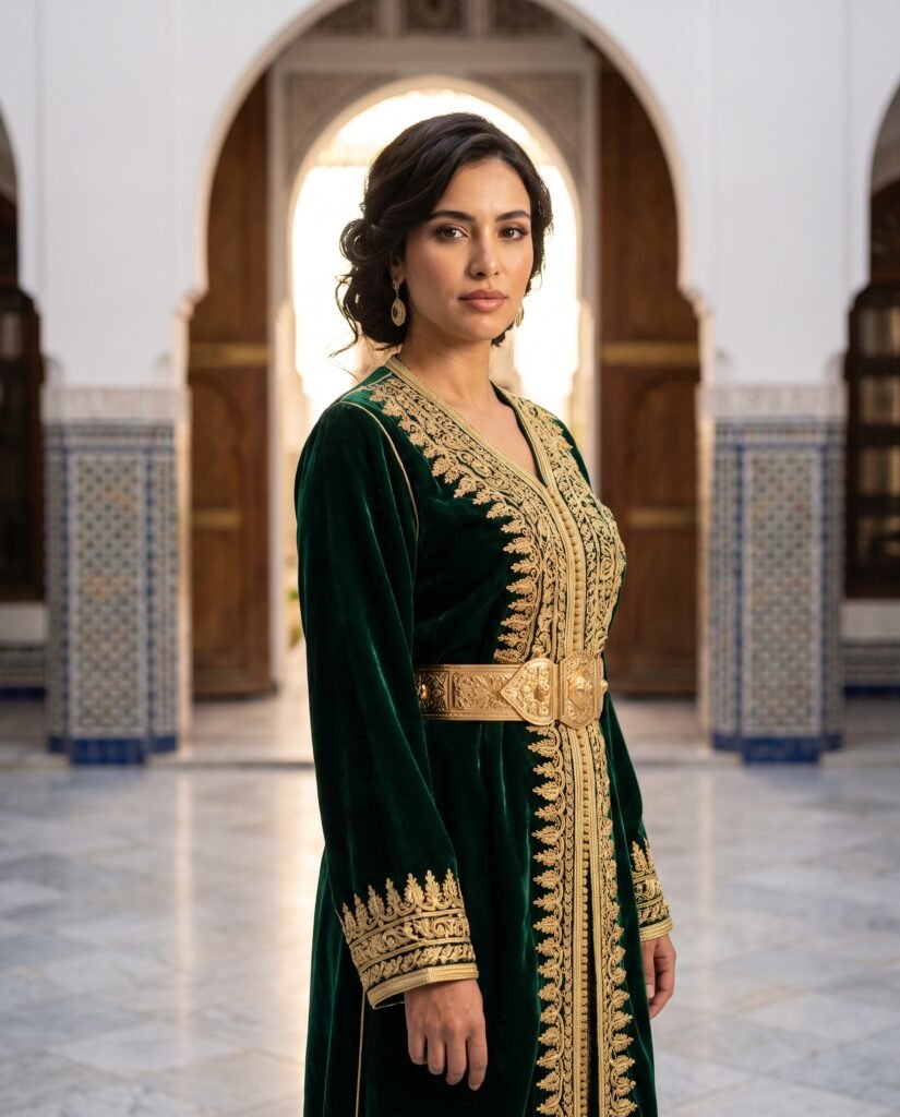 Caftan marocain de style vintage