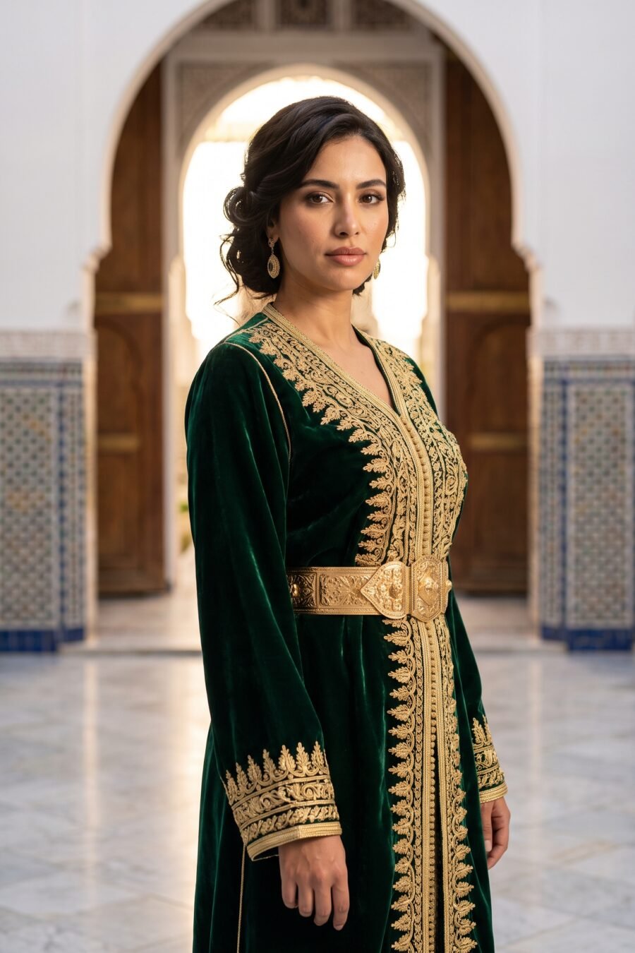 Caftan marocain de style vintage