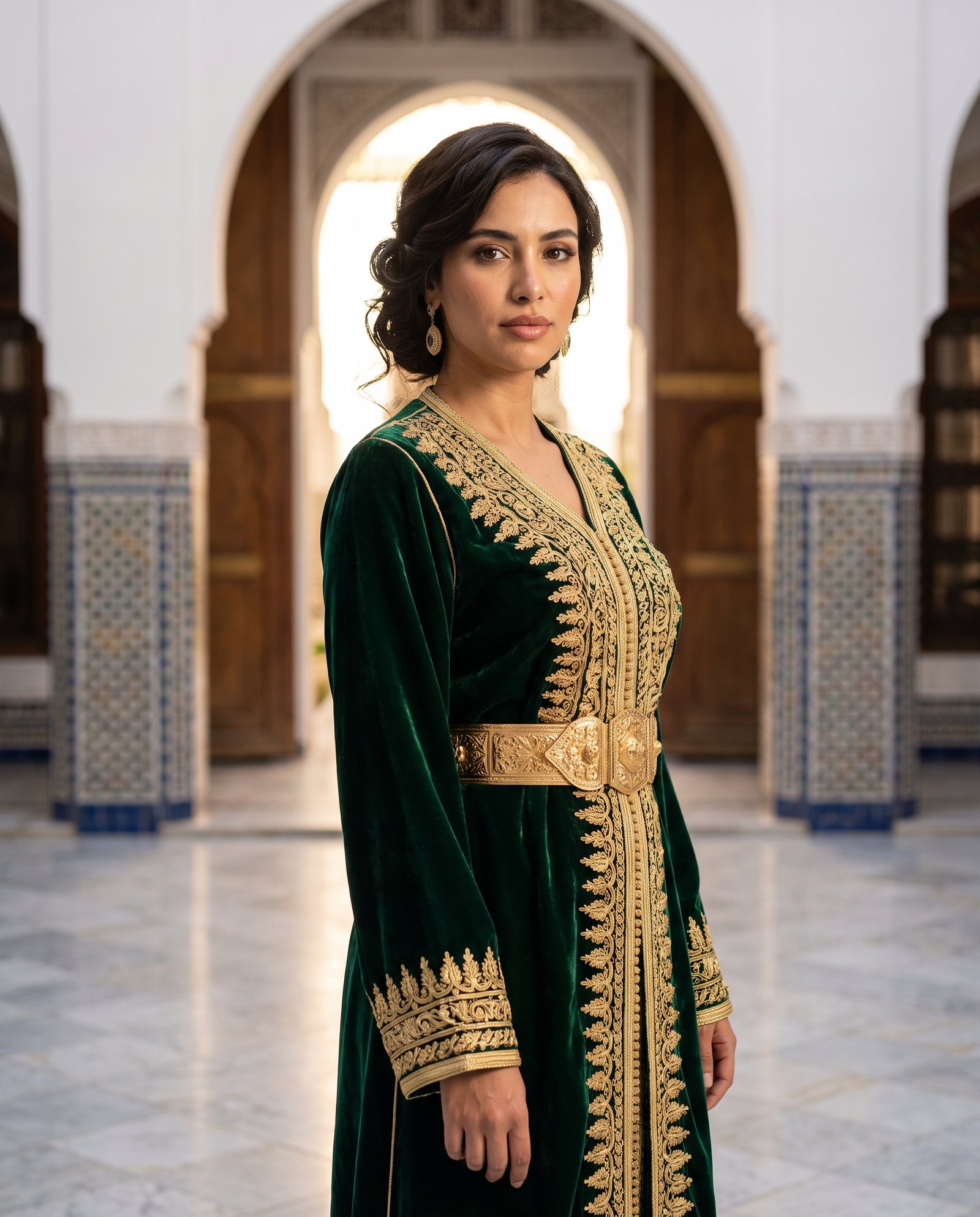 Caftan marocain de style vintage