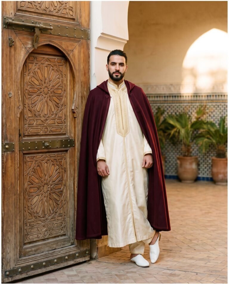 Tenue traditionnelle du marié marocain