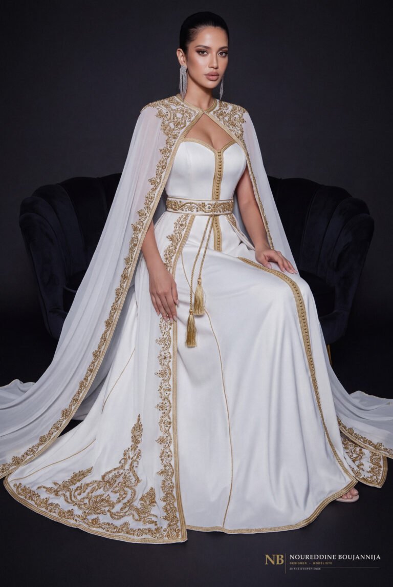 Caftan Ailes d'Ivoire — vue principale