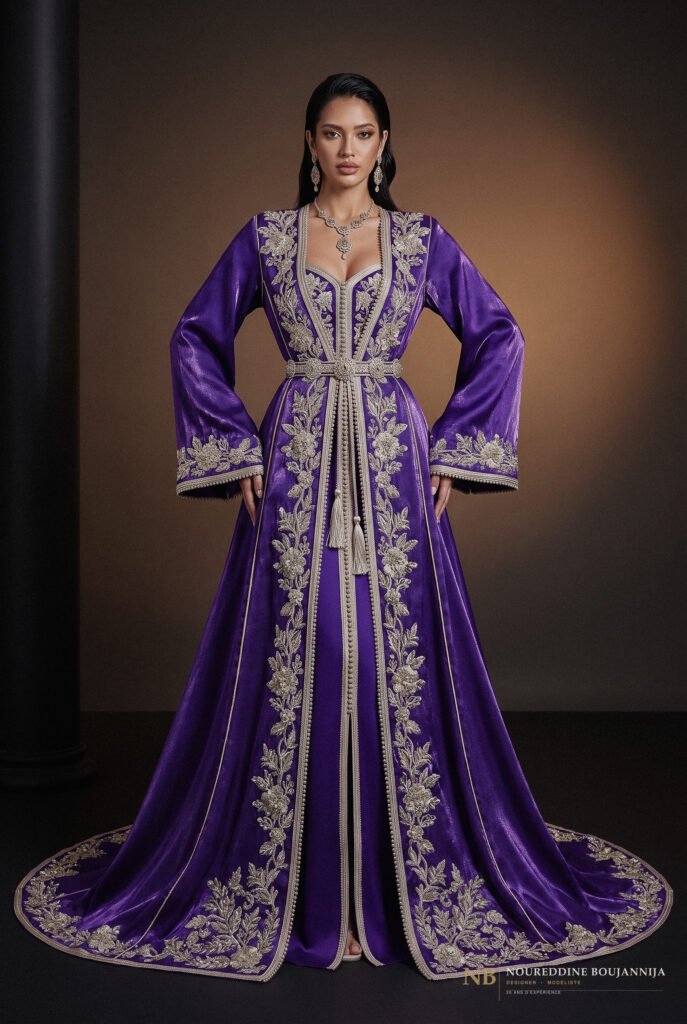 Caftan Améthyste Soyeuse