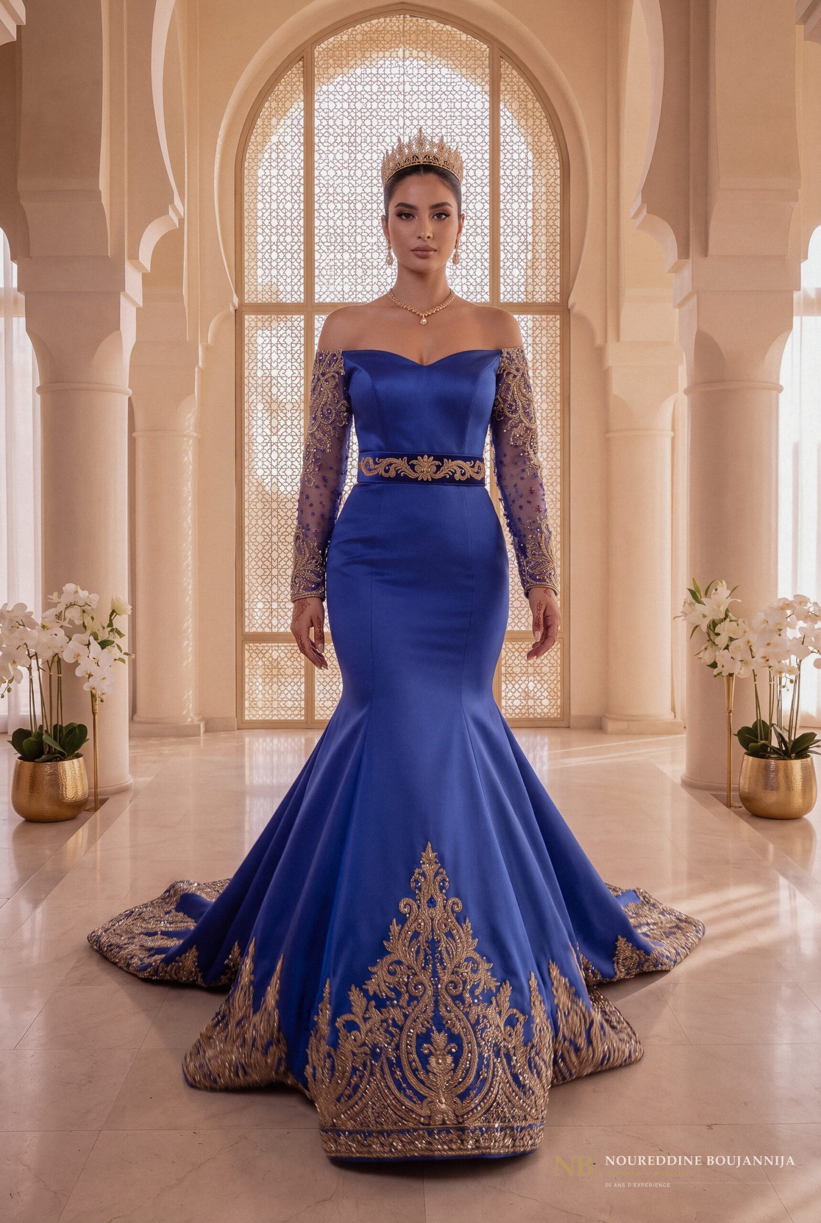 Caftan Azur Baroque — vue principale