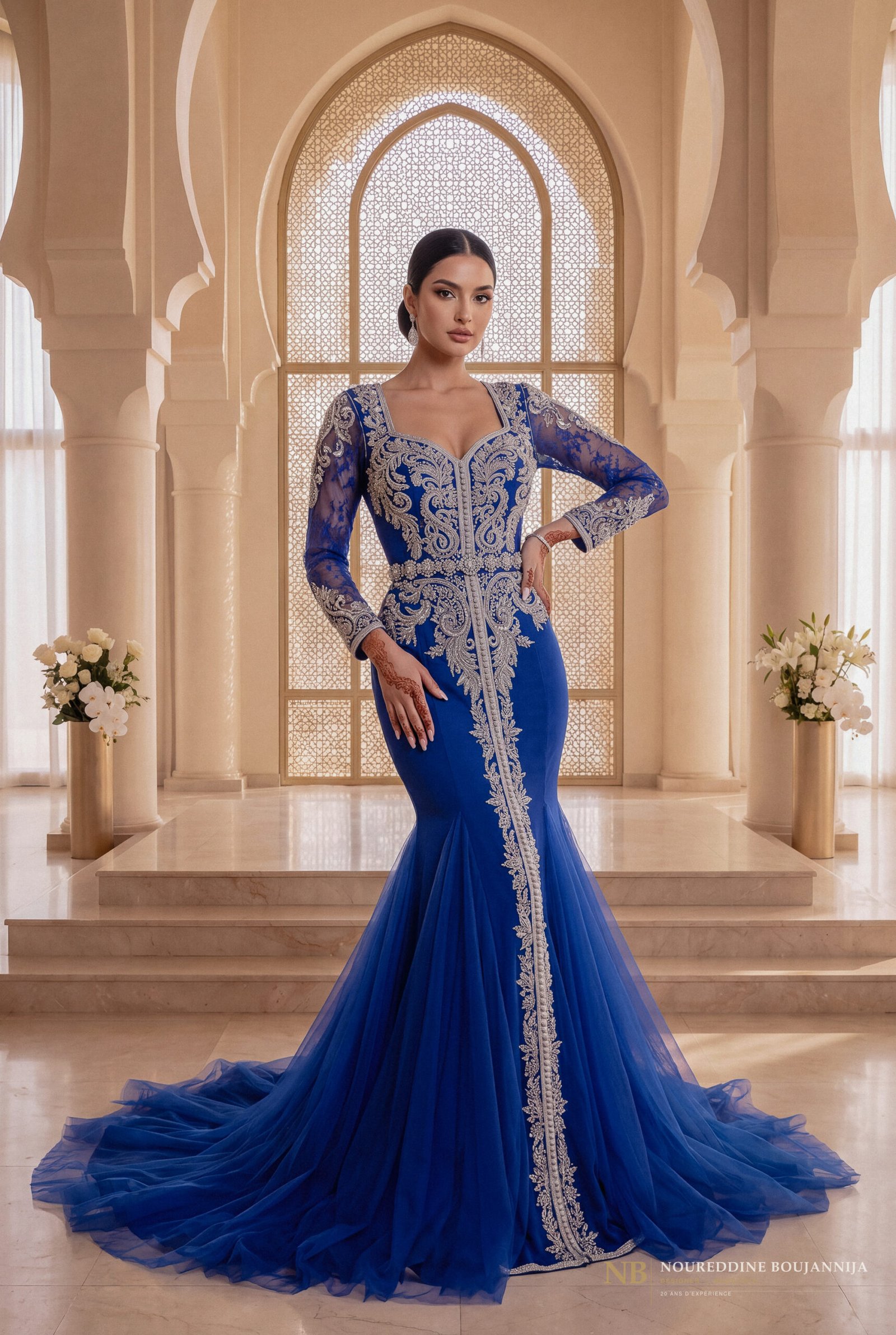 Caftan Bleu V Royal — vue principale