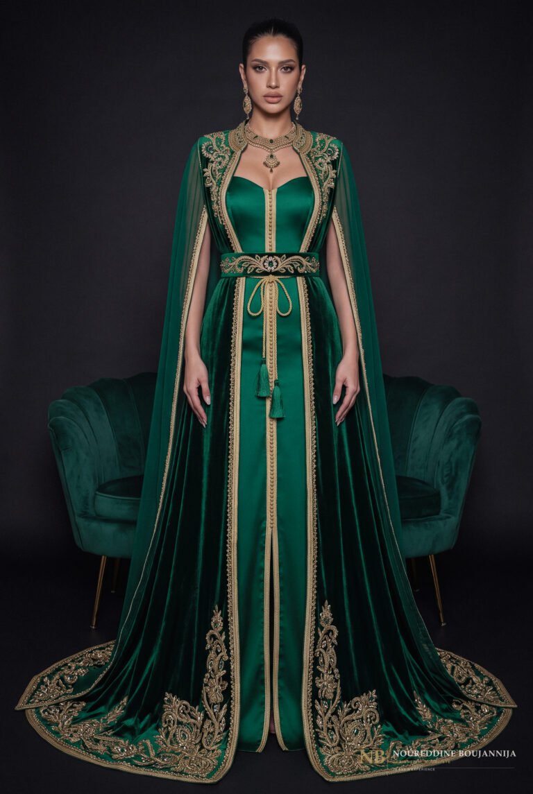 Caftan Cape d'Émeraude — vue principale