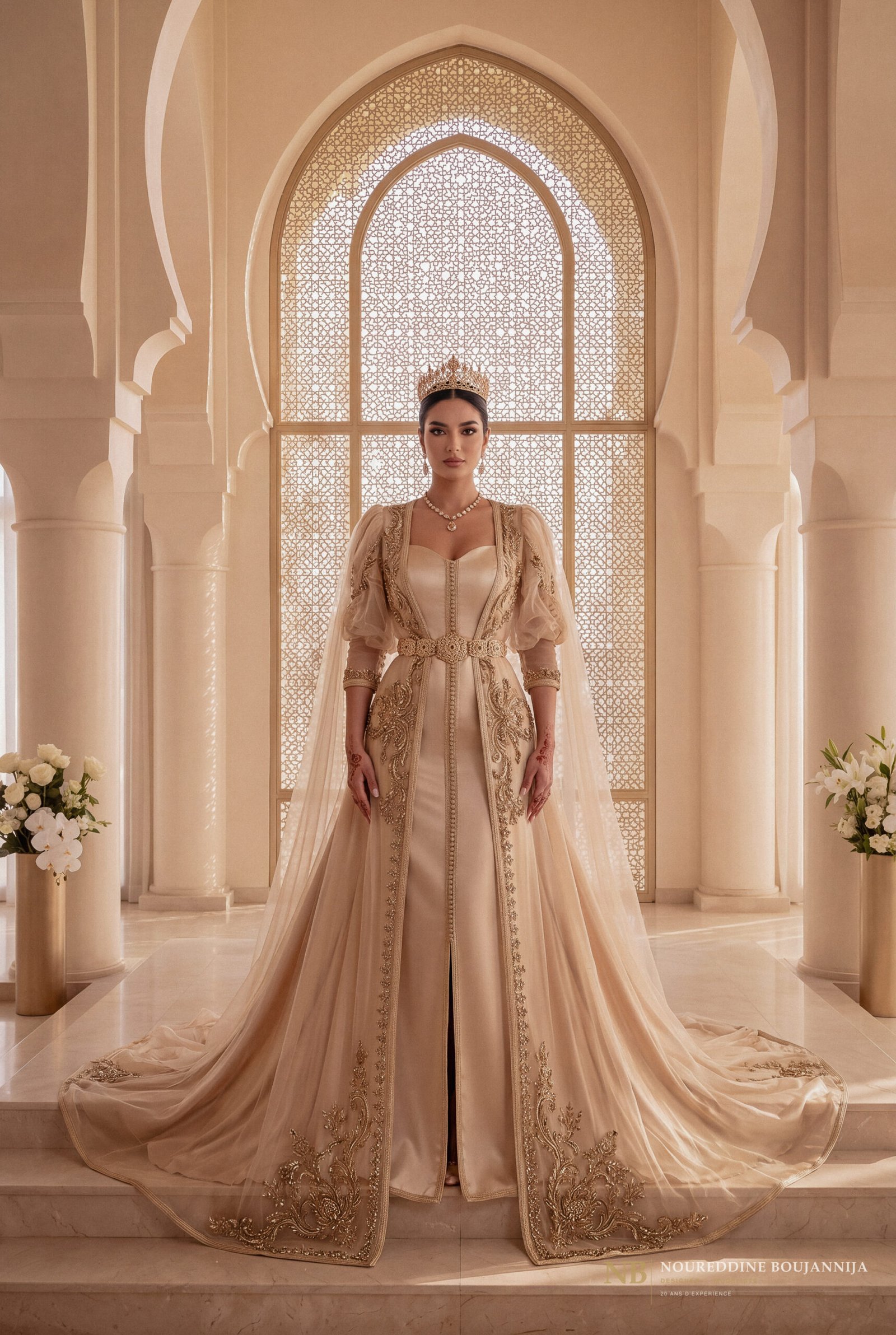 Caftan Champagne des Arches — vue principale