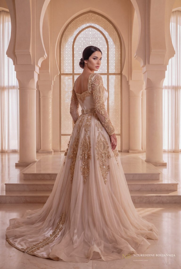 Caftan Champagne Rosé — vue principale
