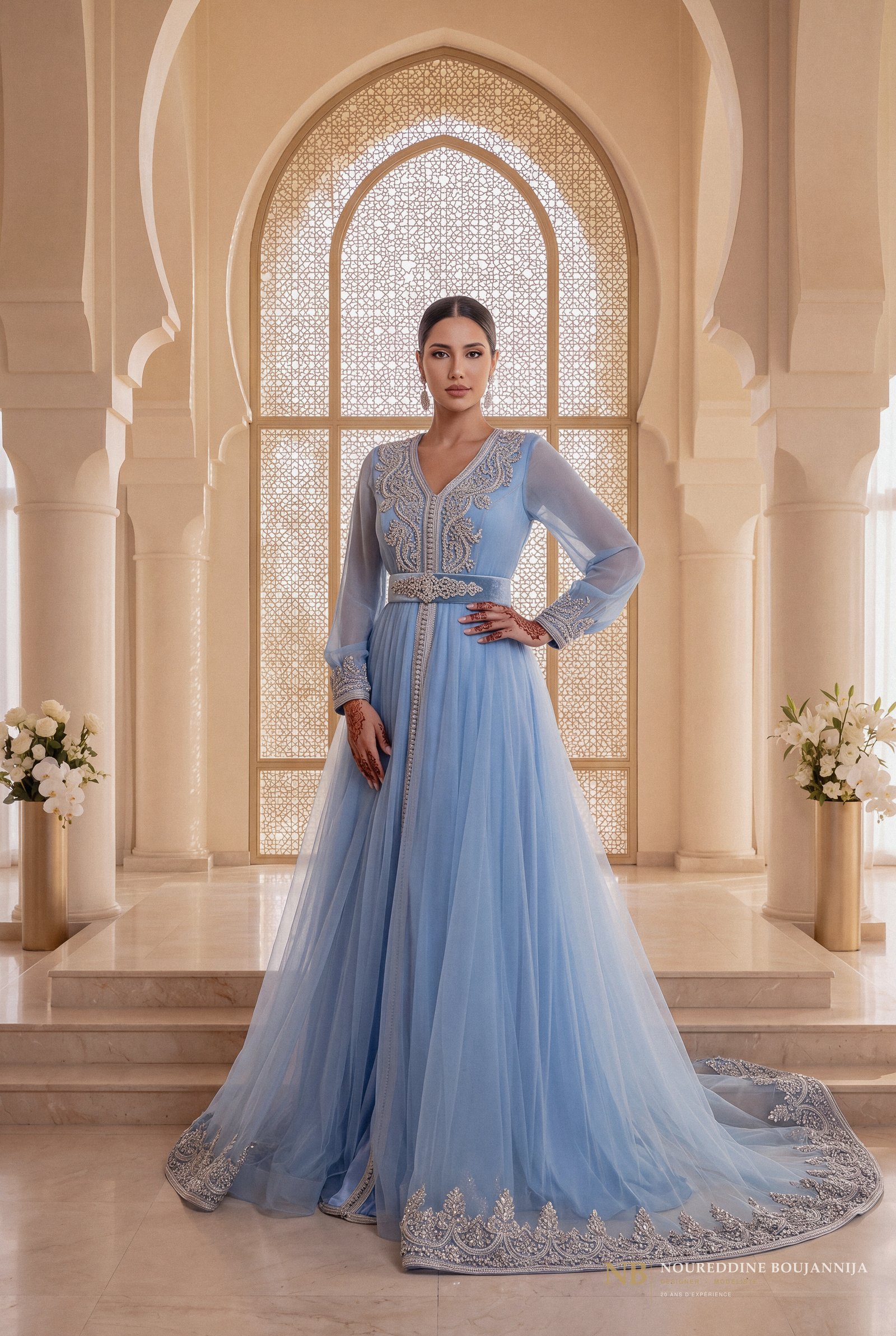 Caftan Ciel de Cristal — vue principale