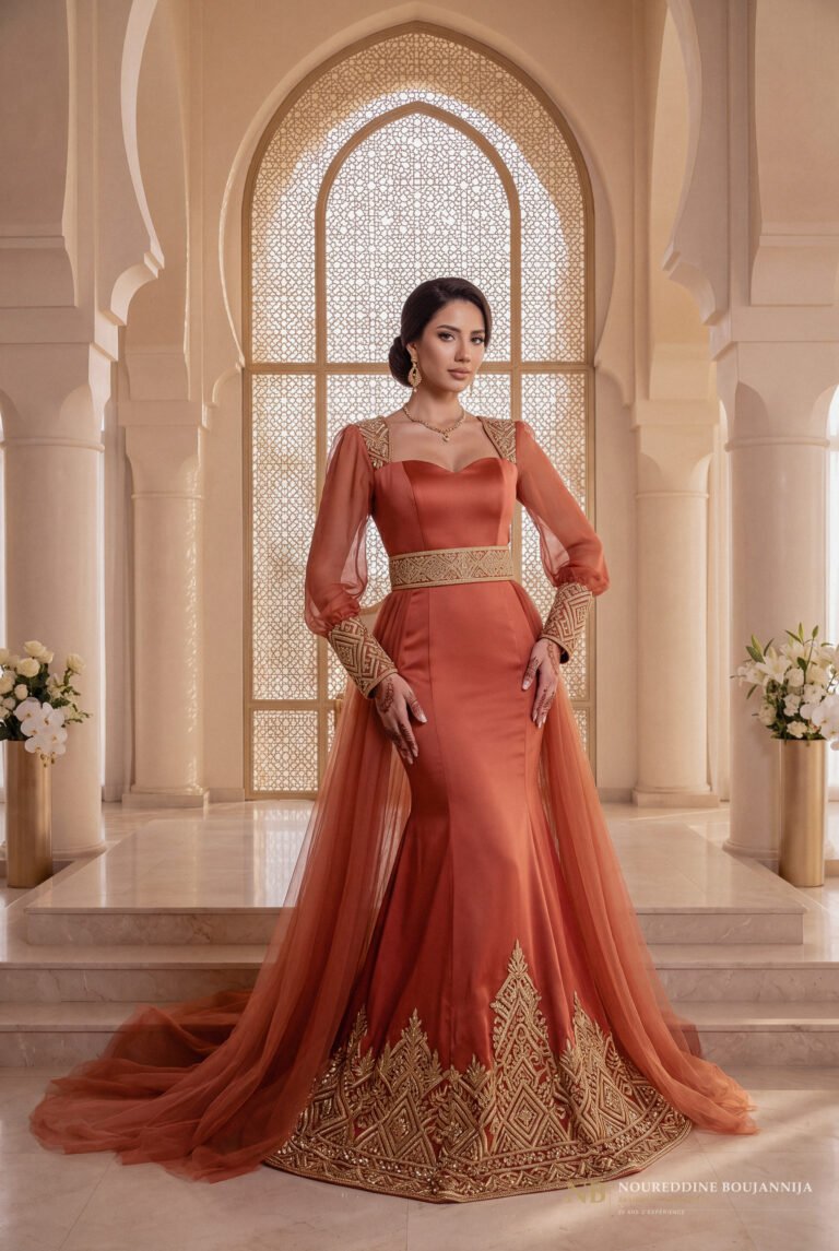 Caftan Cuivre Corset Impérial — vue principale