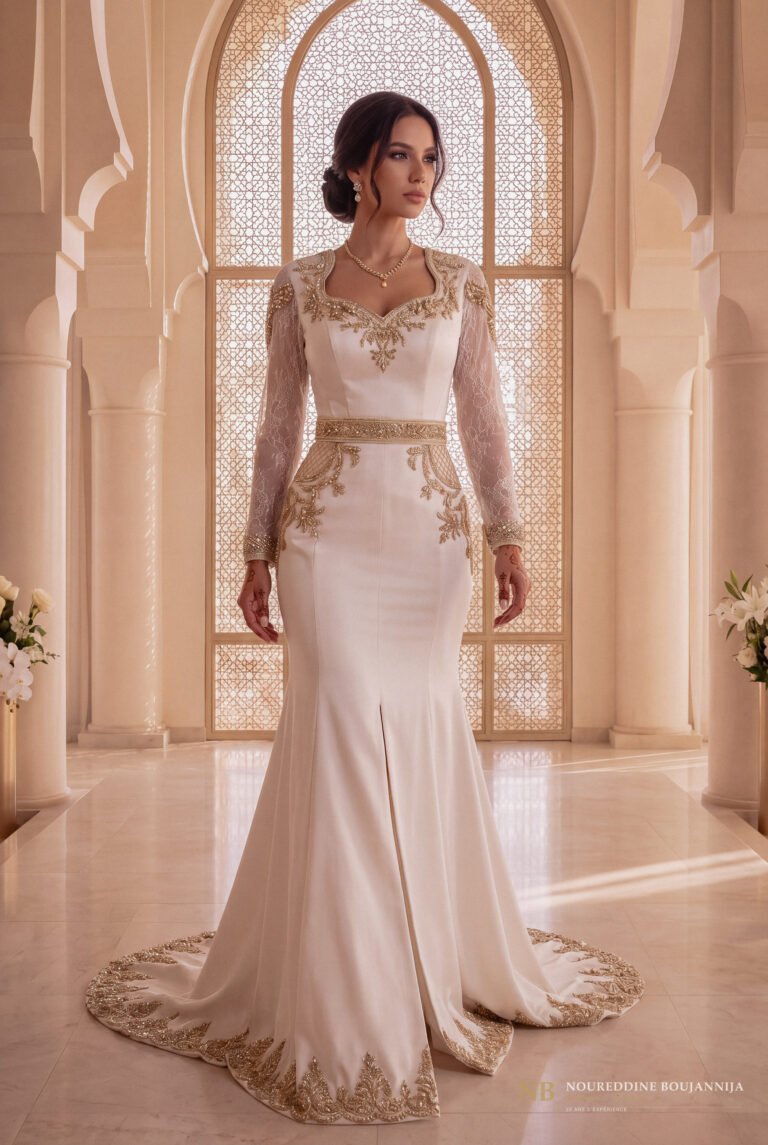 Caftan Dentelle Nacrée — vue principale