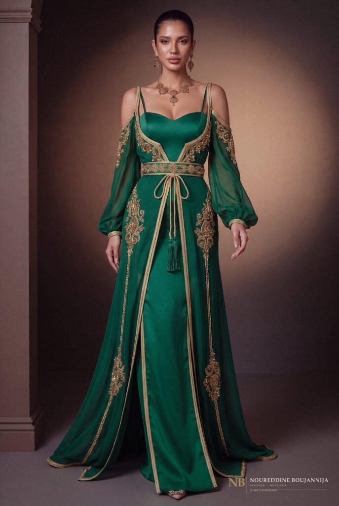 Caftan Émeraude des Songes