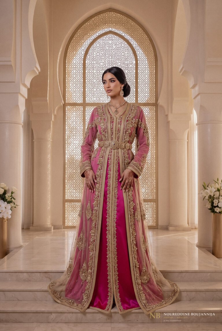 Caftan Grenadine Dorée — vue principale
