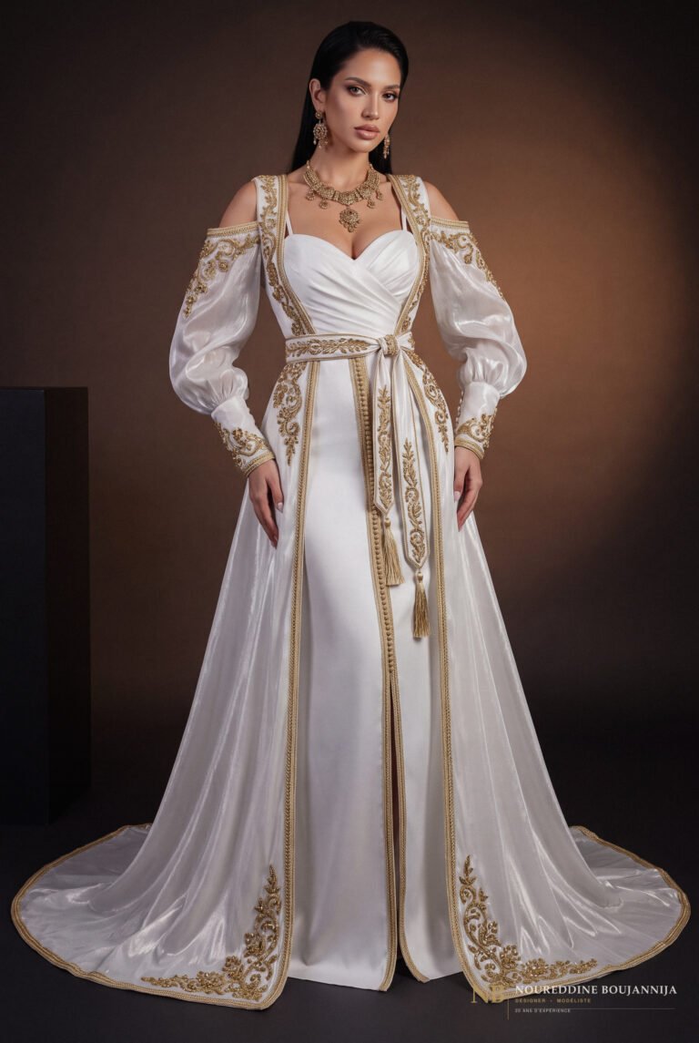 Caftan Ivoire des Lumières — vue principale