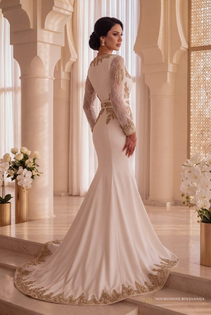 Caftan Ivoire Signature — vue principale