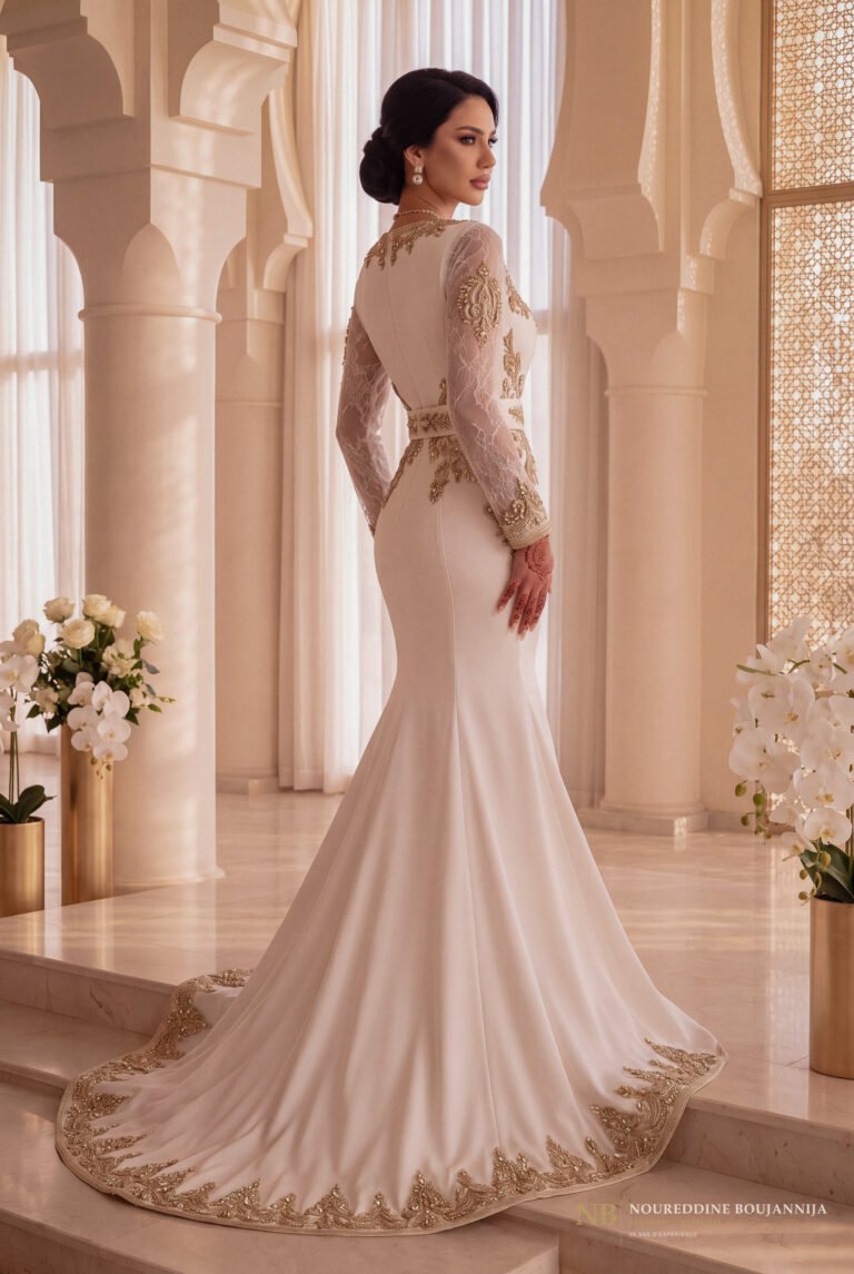 Caftan Ivoire Signature — vue principale