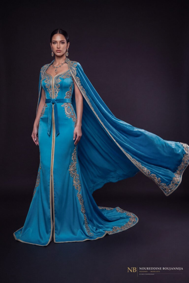 Caftan Lagon Précieux — vue principale