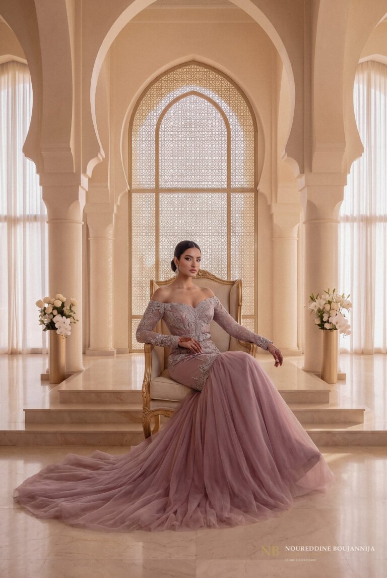 Caftan Mauve Cristallin — vue principale
