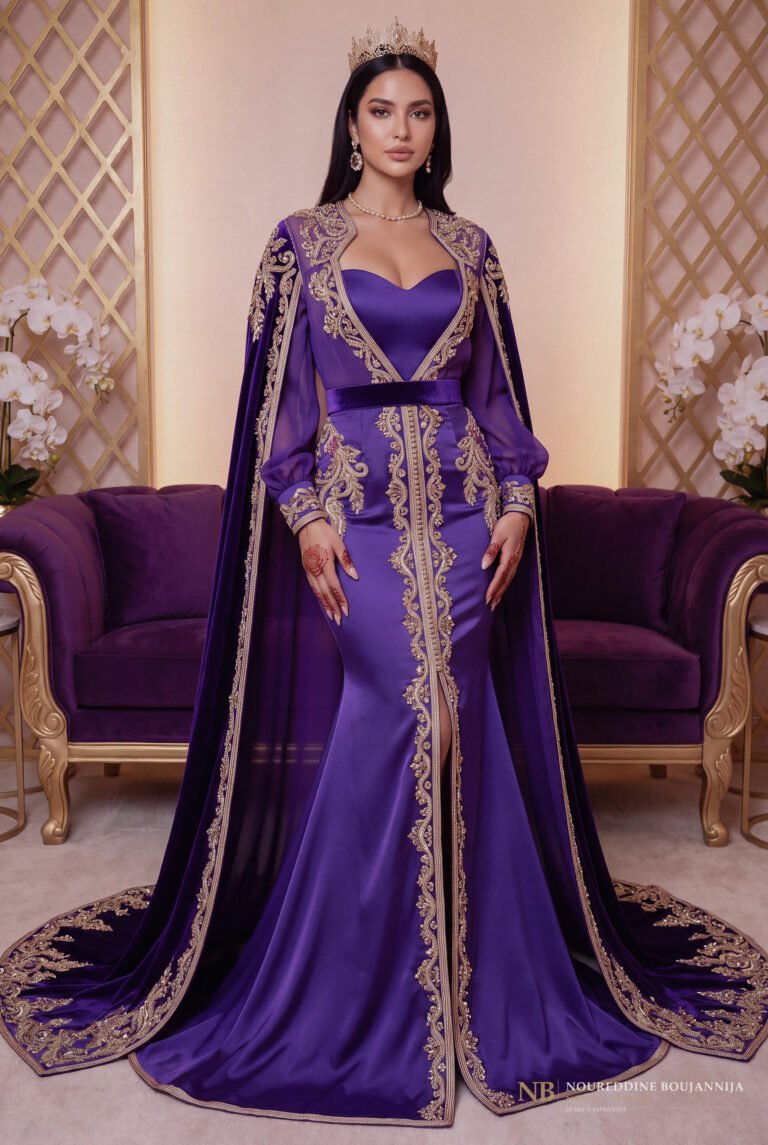 Caftan Pourpre de Gala — vue principale