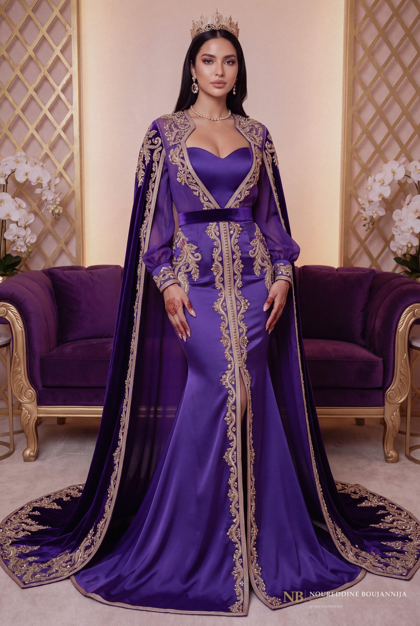 Caftan Pourpre de Gala — vue principale