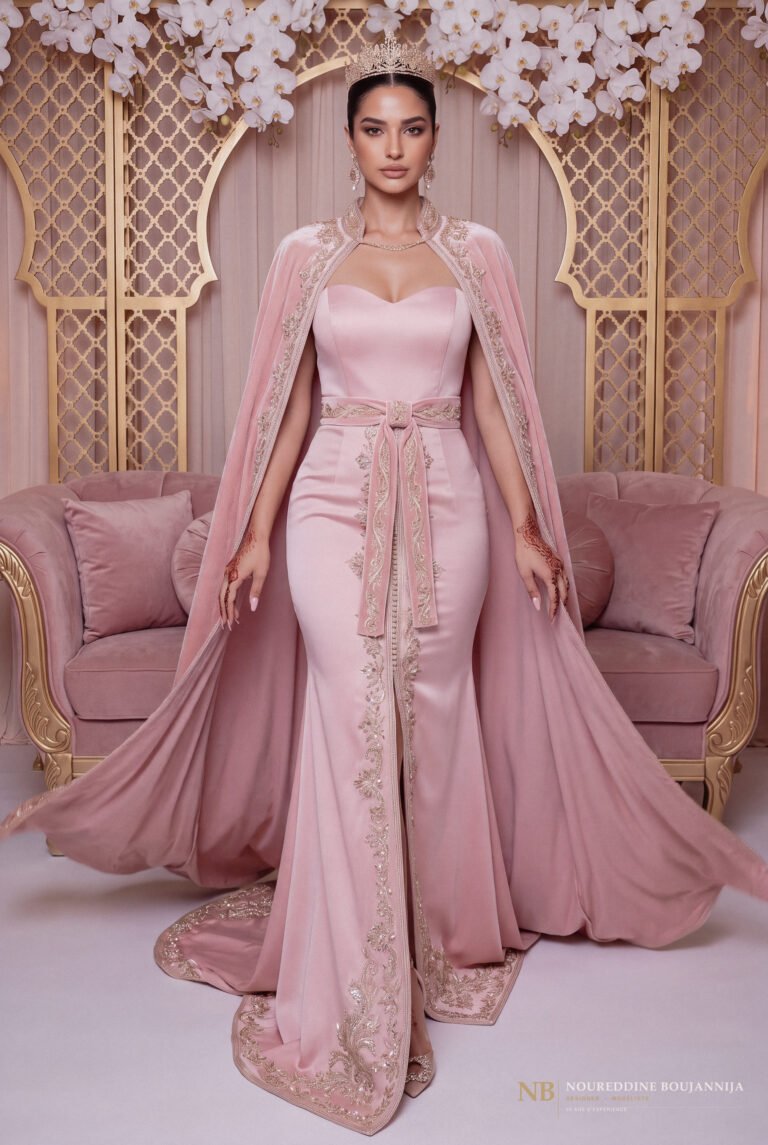 Caftan Rosée Princière — vue principale
