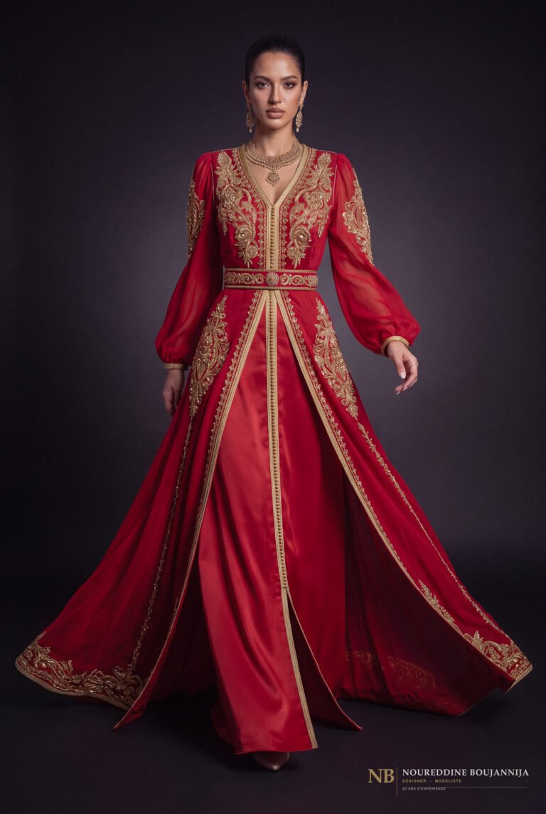 Caftan Rouge Cardinal — vue principale