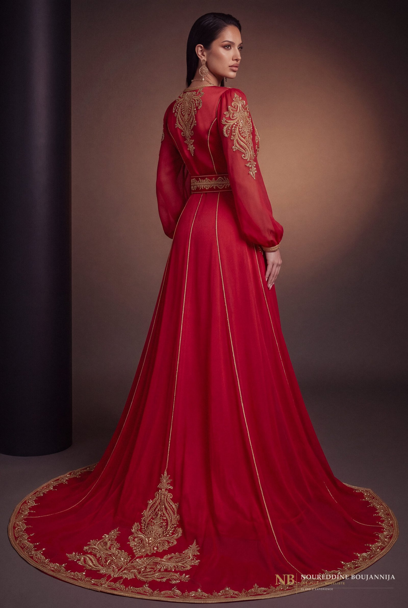 Caftan Rouge Flamboyant — vue principale