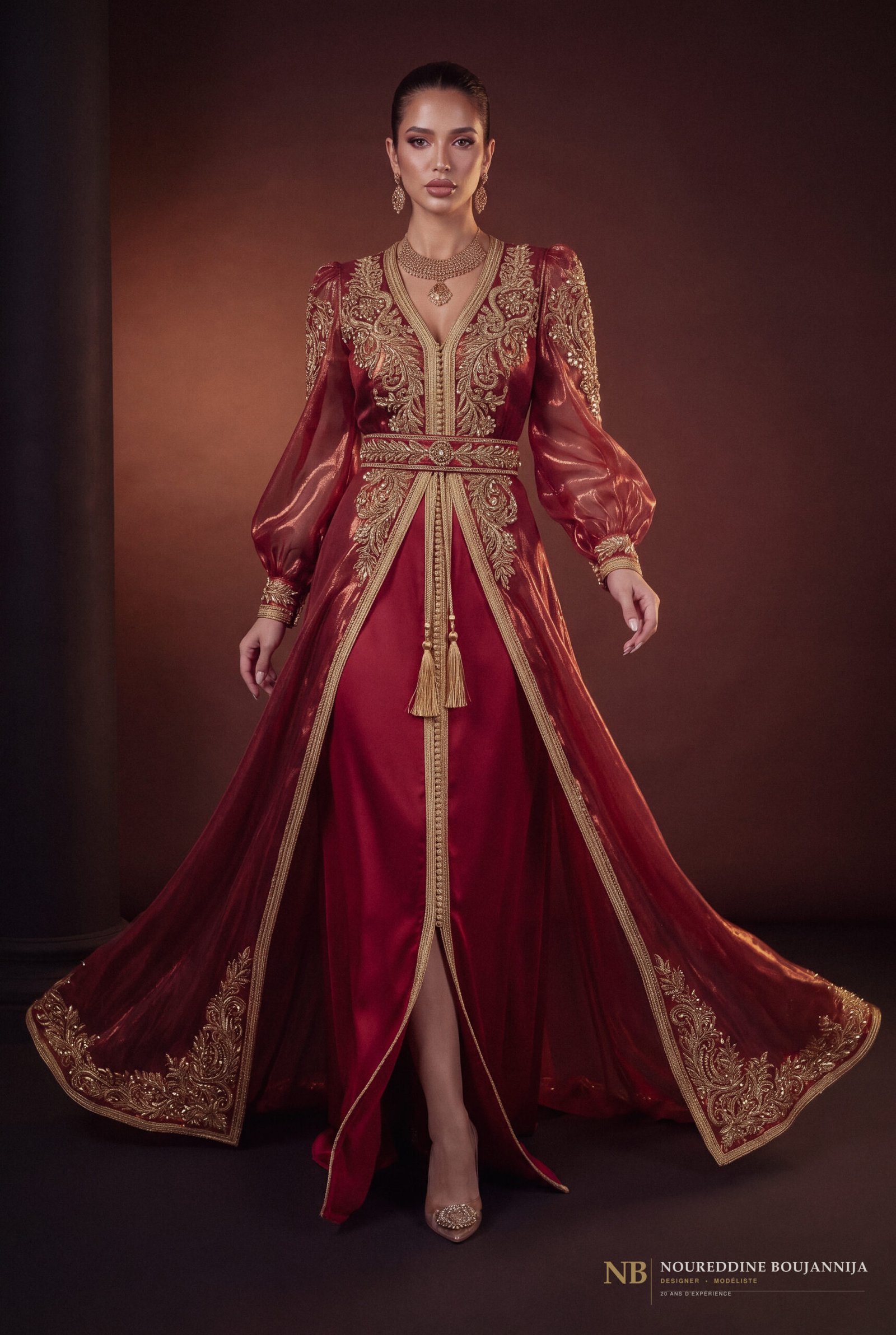 Caftan Rubis d'Automne — vue principale