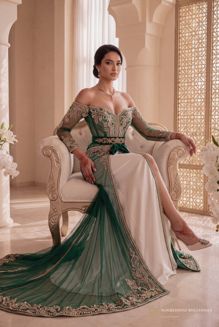 Caftan Sauge Précieuse — vue principale