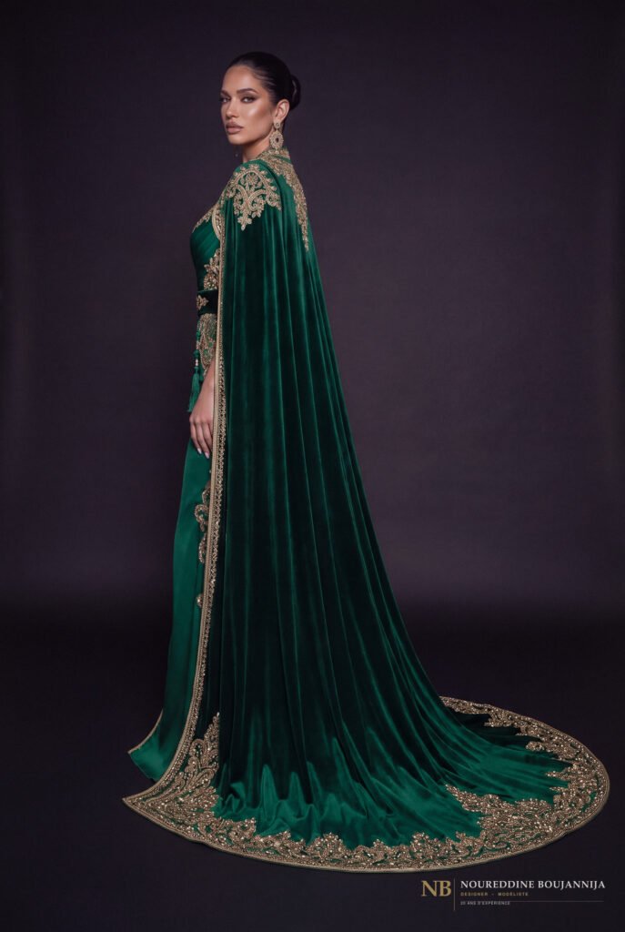 Caftan Sillage Vert — vue principale
