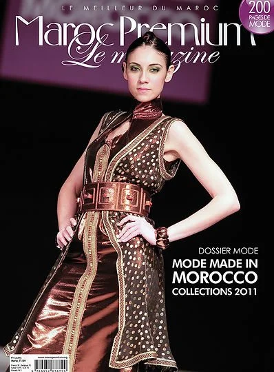 Couverture du magazine Maroc Premium, dossier Mode Made in Morocco